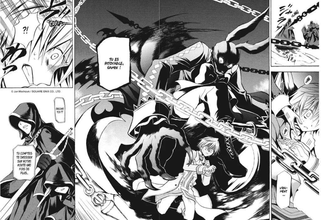 Planche du manga pandora hearts