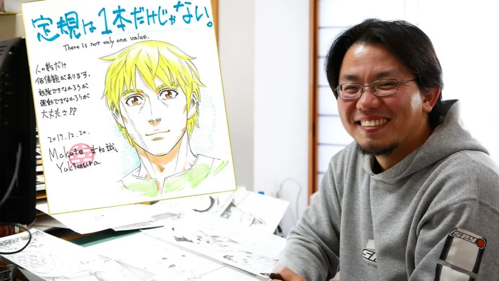 Le mangaka Makoto Yukimura proche de son personnage Thorfinn