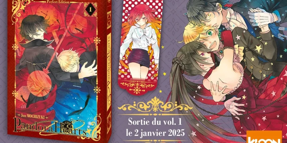 infographie de l'annonce de la perfect edition de pandora hearts